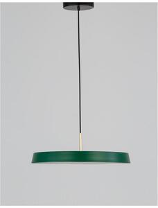 Nova Luce Závěsné LED svítidlo VETRO, 41W 3000K Barva: Zelená