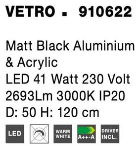 Nova Luce Závěsné LED svítidlo VETRO, 41W 3000K Barva: Bílá
