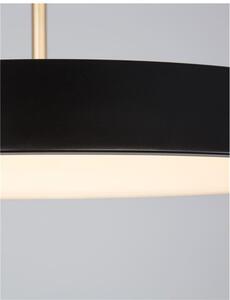 Nova Luce Závěsné LED svítidlo VETRO, 41W 3000K Barva: Černá