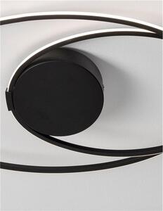 Nova Luce Stropní LED svítidlo VIAREGGIO, 28W 3000K Barva: Černá