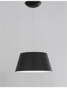Nova Luce Závěsné LED svítidlo VOLCANO, 33W 3000K Barva: Černá