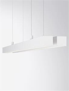 Nova Luce Závěsné LED svítidlo X-LINE, 40W 3000K stmívatelné Barva: Bílá