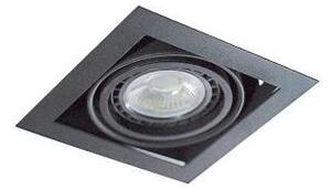 AZZ AZ2869 Stropní zápustné bodové svítidlo Azzardo Nova 1 black/black AZ2869 GU10+ADAP111/ES111 1x40/1x50W IP20 19,5cm černé - AZZARDO