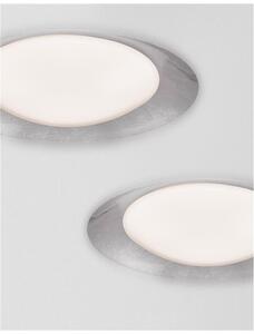 Nova Luce Stropní LED svítidlo ZANO, 28W 3000K stmívatelné Barva: Stříbrná