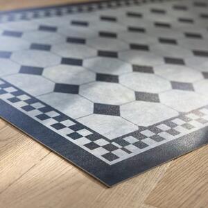 Vinylový koberec s potiskem šachovnice