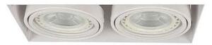 AZZ AZ2934 Stropní zápustné bodové svítidlo Azzardo Nova 2 GIPs white/white AZ2934 GU10+ADAP111/ES111 2x40/2x50W IP20 30cm bílé - AZZARDO