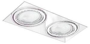AZZ AZ2934 Stropní zápustné bodové svítidlo Azzardo Nova 2 GIPs white/white AZ2934 GU10+ADAP111/ES111 2x40/2x50W IP20 30cm bílé - AZZARDO