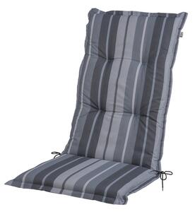 LIVARNO home Sada potahů na židli / křeslo Valencia, 120 x 50 x 8 cm, 4dílná, antracitová (800006041)