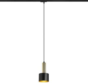 GIULIA 12 pro jednookr. lištu černá/zlatohnědá mosaz 230V E27 40W - RED - DESIGN RENDL