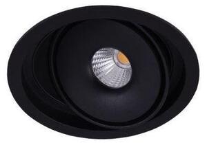 AZZ AZ3470 LED Zápustné bodové svítidlo Azzardo Boston 1 Round black AZ3470 10W 810lm 3000K IP20 12cm kulaté černé stmívatelné - AZZARDO