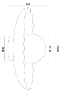 Argon 8934 - Nástěnné svítidlo BOLL 1xG9/6W/230V bílá