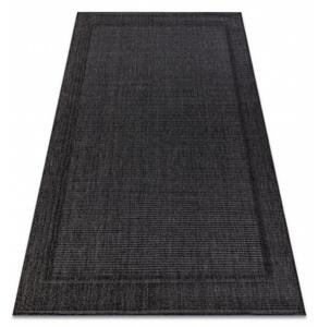 Kusový koberec Duhra černý 60x200cm