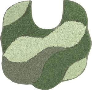 GRUND CARMEN - Koupelnová předložka zelená Rozměr: 55x50 cm s výřezem pro WC