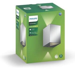 PH 17358/47/P0 LED Venkovní nástěnné svítidlo Philips Cistus 17358/47/P0 chromové 2700K - PHILIPS (915005403901)