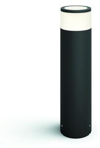 PH 17437/30/P7 Hue LED White and Color Ambiance Venkovní sloupkové svítidlo Philips Calla 17437/30/P7 černé 40cm 2200K-6500K RGB extension kit - PHILIPS HUE (915005731801)
