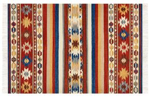 Vlněný kelimový koberec 200 x 300 cm vícebarevný JRARAT