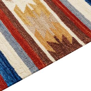 Vlněný kelimový koberec 160 x 230 cm vícebarevný JRARAT