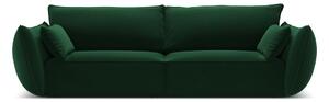 Tmavě zelená sametová pohovka 208 cm Vanda – Mazzini Sofas