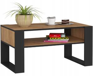 Kávový stolek Akord obdélníkový 92 x 53 x 45 cm dub craft