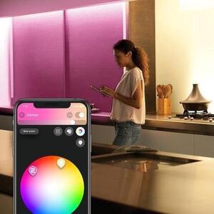 PH 8718699703424 Hue LED Pásek White and Color Ambiance 2m Lightstrips plus Philips BT 8718699703424 25W 1600lm 2000-6500K RGB, bílý se základnou a Bluetooth - PHILIPS (929002269101)