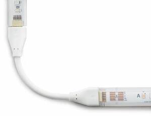 PH 8718699703448 Hue LED Pásek White and Color Ambiance 1m Lightstrips plus Philips BT 8718699703448 11W 800lm 2000-6500K RGB, bílý s konektorem a Bluetooth - PHILIPS (929002269201)