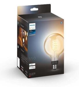 PH 8719514301542 Hue Bluetooth LED White Ambiance filamentová žárovka Philips 8719514301542 E27 G125 7W 550lm 2200-4500K černá, stmívatelná - PHILIPS (929002478101)