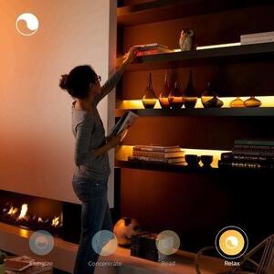 PH 8718699703424 Hue LED Pásek White and Color Ambiance 2m Lightstrips plus Philips BT 8718699703424 25W 1600lm 2000-6500K RGB, bílý se základnou a Bluetooth - PHILIPS (929002269101)