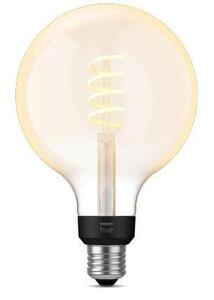 PH 8719514301542 Hue Bluetooth LED White Ambiance filamentová žárovka Philips 8719514301542 E27 G125 7W 550lm 2200-4500K černá, stmívatelná - PHILIPS (929002478101)