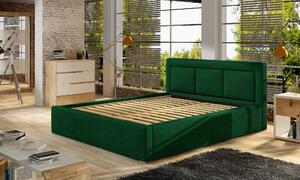 Postel Belluno - dřevěný rám postele Rozměr: 140 x 200 cm, látka: Soft 11