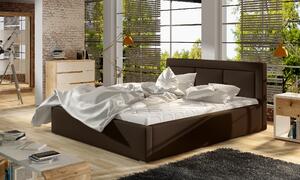 Postel Belluno - dřevěný rám postele Rozměr: 140 x 200 cm, látka: Berlin 03