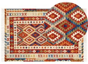 Vlněný kelimový koberec 200 x 300 cm vícebarevný OSHAKAN