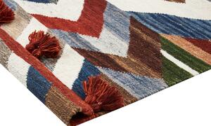 Vlněný kelimový koberec 160 x 230 cm vícebarevný KANAKERAVAN