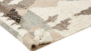 Vlněný kelimový koberec 80 x 150 cm vícebarevný ARALEZ