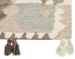 Vlněný kelimový koberec 80 x 150 cm vícebarevný ARALEZ