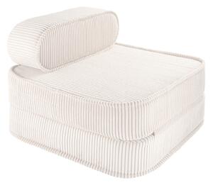 Krémové manšestrové dětské křesílko Flip – Wigiwama