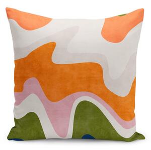 Povlak na polštář 43x43 cm Squiggly Orange – Mila Home