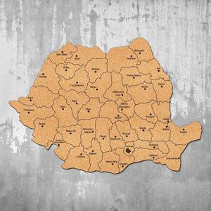 DUBLEZ | Korková mapa okresů Rumunska