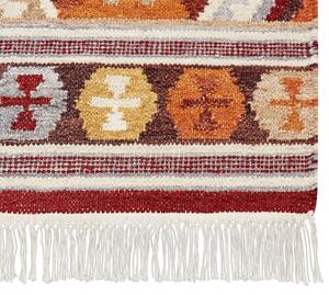 Vlněný kelimový koberec 80 x 150 cm vícebarevný AYGAVAN