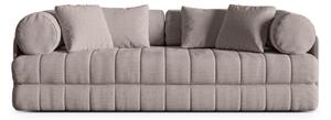 Šedobéžová rozkládací pohovka z textilie bouclé 206 cm Kemi – Cosmopolitan Design