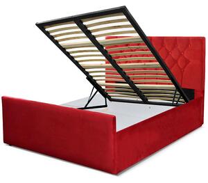 Manželská postel dvoulůžko MILANO + rošt | 180x200 | VÝBĚR TKANINY