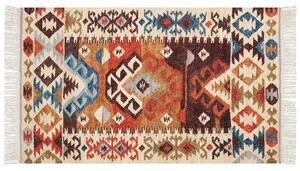 Vlněný kelimový koberec 80 x 150 cm vícebarevný VOSKETAP