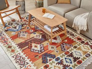 Vlněný kelimový koberec 160 x 230 cm vícebarevný VOSKETAP