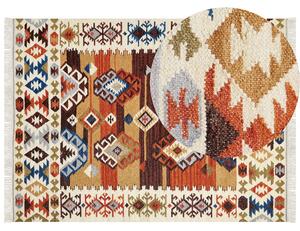 Vlněný kelimový koberec 160 x 230 cm vícebarevný VOSKETAP