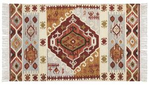 Vlněný kelimový koberec 80 x 150 cm vícebarevný PROSHYAN