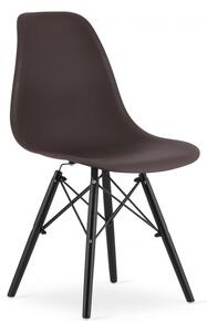 Jídelní židle OSAKA káva (černé nohy)