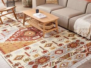 Vlněný kelimový koberec 200 x 300 cm vícebarevný PROSHYAN