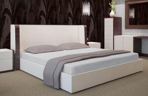 Plachta na postel světle šedé barvy Šířka: 160 cm | Délka: 200 cm