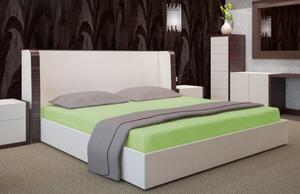 Zelená plachta na postel Šířka: 140 cm | Délka: 200 cm