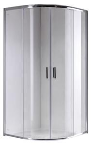 BPS-koupelny Čtvrtkruhový sprchový kout KZ94D 70x70 chrom/transparent - bez vaničky