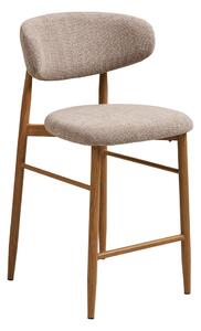 Béžová/v přírodní barvě čalouněná barová židle (výška sedáku 65 cm) Levanto – House Nordic